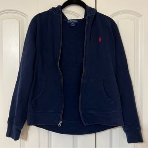 Polo Ralph Lauren Kids size 14-16 Navy hooded Jacket